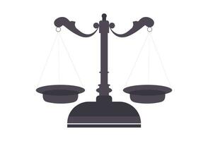 court scales icon, is a vector illustration, very simple and minimalistic. With this court scales icon you can use it for various needs. Whether for lawyer, justice, or visual court  design purposes