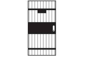 Jail building icon, is a vector illustration, very simple and minimalistic. With this jail illustration you can use it for various needs. Whether for promotional needs or visual design jail