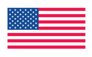 vereinigt Zustand von Amerika, USA Flagge transparent Muster png Vorlage.