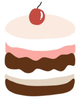 gâteau sucré gâteau Chocolat gâteau, fraise gâteau, Cerise cale png