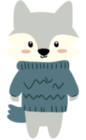 Dog wearing a scarf png