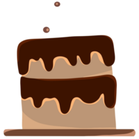 gâteau sucré gâteau Chocolat gâteau, fraise gâteau, Cerise cale png