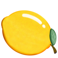 vattenfärg citron- upplyst png