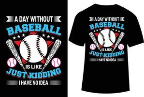 Baseball vector illustration for t shirt design