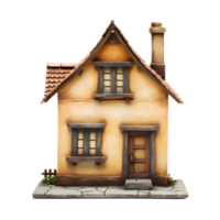 AI Generated miniature house isolated on transparent background png