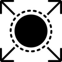 solid icon for expanded vector