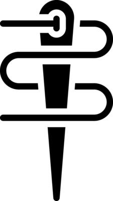 solid icon for needle