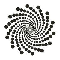 circular halftone dots background vector