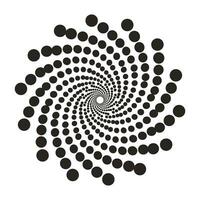 circular halftone dots background vector