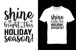 Christmas T-shirts Design vector
