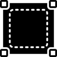 solid icon for square vector