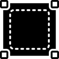 solid icon for square vector