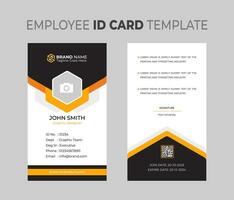 ID Card Template. Office Id card. Employee Id card for your company. Vector illustration