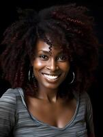 African black woman portrait, cute girl stock photo background,