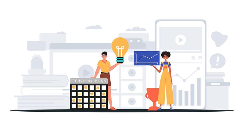 Digital Marketing Team. Ready to use banner