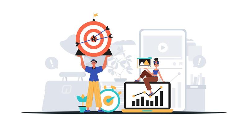 Digital Marketing Team. Ready to use banner