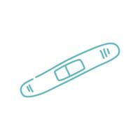 negative pregnancy test element design vector