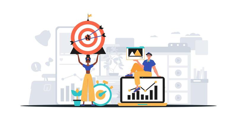 Digital Marketing Team. Ready to use banner