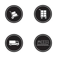 cargo icon vector