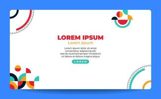 Abstract Background Design for Landing Page or Wallpaper vector