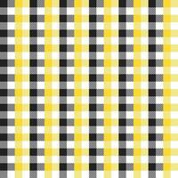 Yellow and black plaid pattern with oblique line inside background. plaid pattern background. plaid background. Seamless pattern. for backdrop, decoration, gift wrapping, gingham tablecloth, blanket. vector