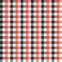 Red and black plaid pattern with oblique line inside background. plaid pattern background. plaid background. Seamless pattern. for backdrop, decoration, gift wrapping, gingham tablecloth, blanket. vector