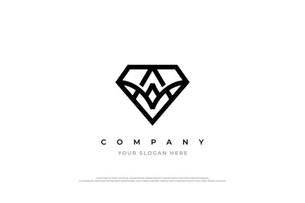 Diamond Letter A Logo Design
