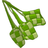 ketupat illustration for eid mubarak png