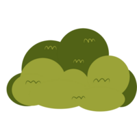 Green bushes clipart png
