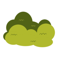 Green bushes clipart png