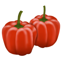 bell pepper,red, vegetables and fruits 5 colors ,red png