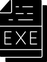 Exe File Format Vector Icon Design