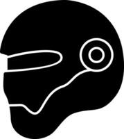 diseño de icono de vector de casco