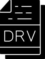 Drv File Format Vector Icon Design