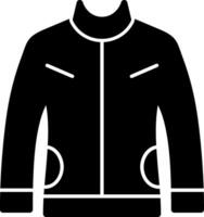 Leather jacket Vector Icon Design