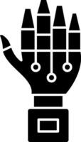 Robot hand Vector Icon Design