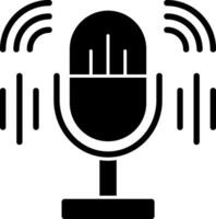 Podcast Vector Icon Design