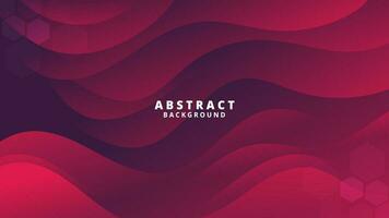 Abstract Gradient red liquid Wave Background vector