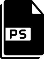 solid icon for ps vector