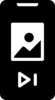 solid icon for skip vector