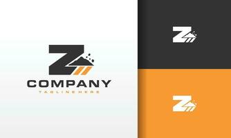 initial Z rocks logo vector