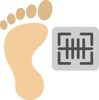 Footprint Vector Icon Design