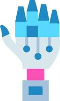 Robot hand Vector Icon Design