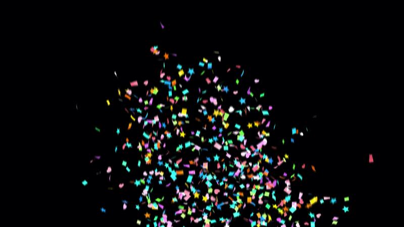 Animated Gif Confetti Stock Video Footage for Free Download