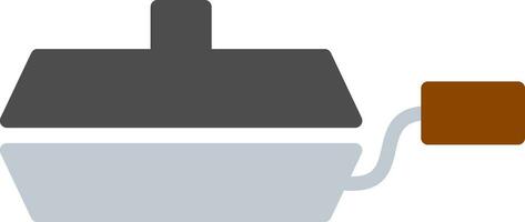 Frying pan Vector Icon Design