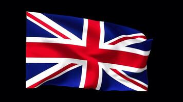 United Kingdom Flag Looping Animation. High resolution 4K UHD quality in MOV format. The codec on this video is ProRes 4444. Ideal for your video projects