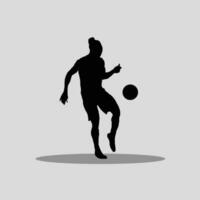 Football playing vector png