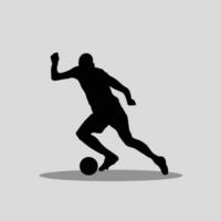 Football playing vector png