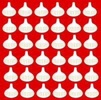 White modak vector background patterns.