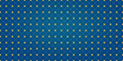 Blue Gold Pattern Banner Background vector